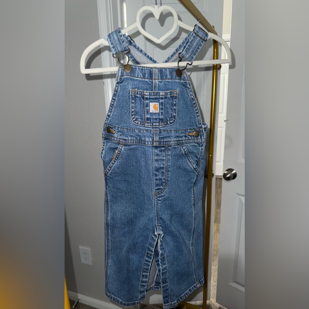 Carhartt Blue Denim Overalls